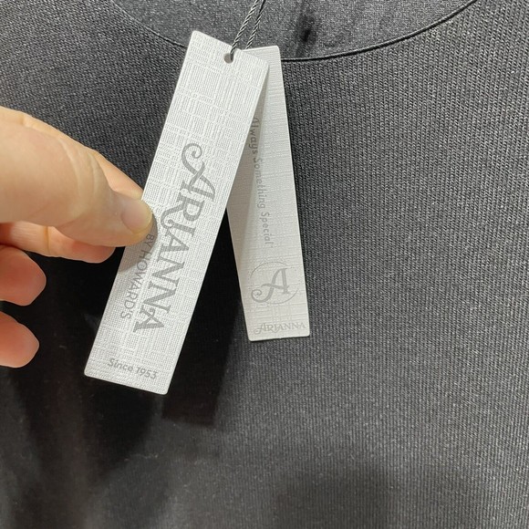 New Arianna By Howard’s Womens Black Dress, Small/Medium, Sleeveless, NWT - Picture 4 of 10